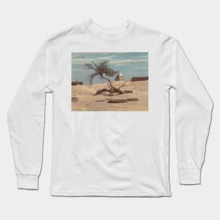 Tree and Graves on the Way to Tel El Armano, Egypt by Elihu Vedder Long Sleeve T-Shirt